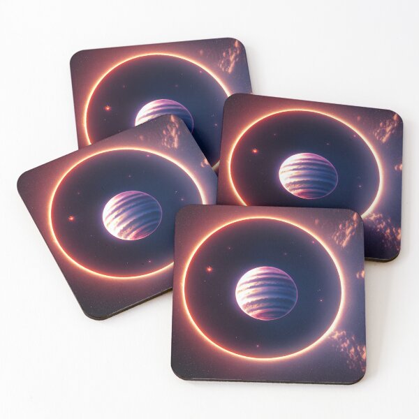 Item preview, Planet Mercury against a solar eclipse. designed and sold by Maniock.
