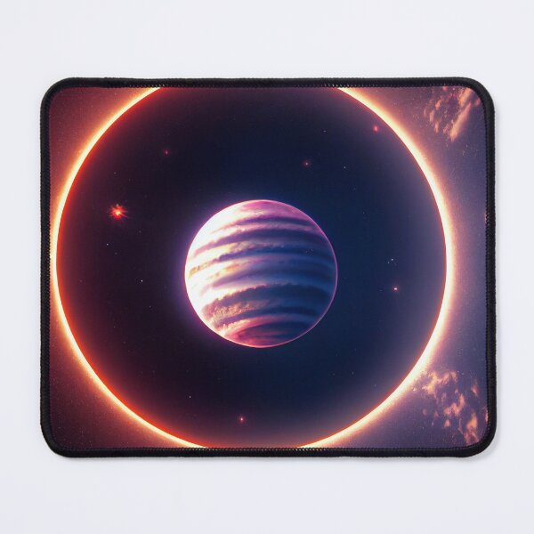 Item preview, Planet Mercury against a solar eclipse. designed and sold by Maniock.
