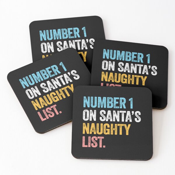 Item preview, NUMBER 1 ON SANTA'S NAUGHTY LIST funny Christmas designed and sold by w1ckerman.