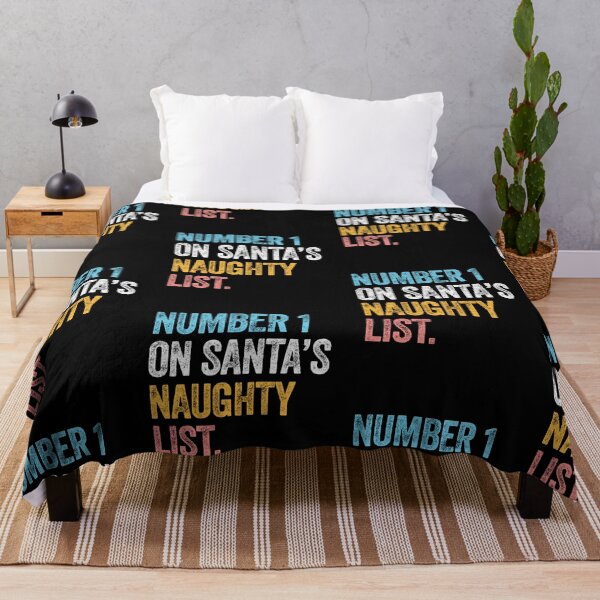 Item preview, NUMBER 1 ON SANTA'S NAUGHTY LIST funny Christmas designed and sold by w1ckerman.