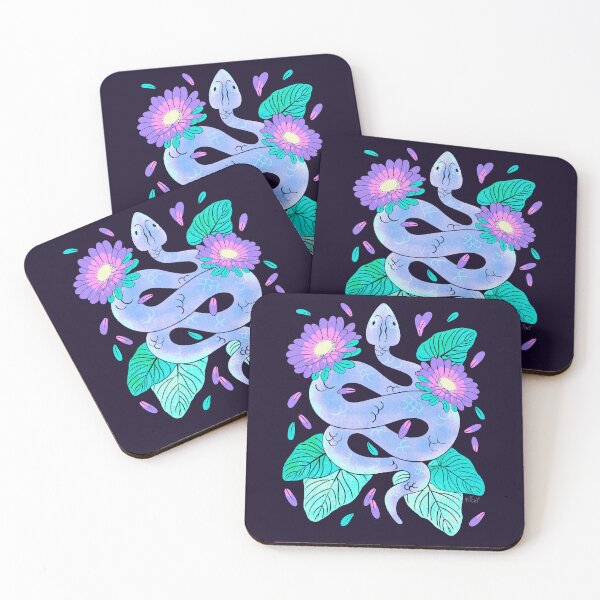 Item preview, Floral Snake Medicine Purple designed and sold by Guided by Light Art.