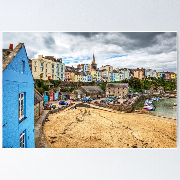 Item preview, Tenby North Beach And Painted Houses designed and sold by Paul Thompson Photography.