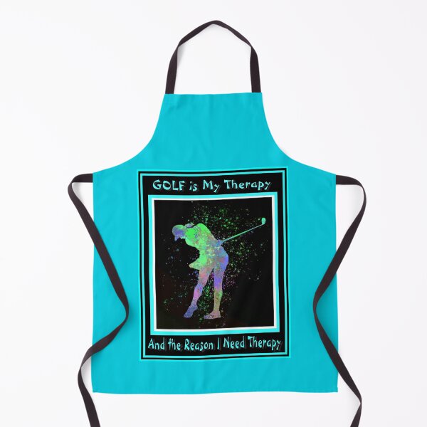 Item preview,  GOLF is My THERAPY : Silhouette Sign Saying Print designed and sold by posterbobs.