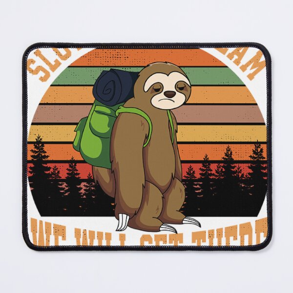 Item preview, Sloth Hiking Team - We will get there, when we get there, Funny Vintage designed and sold by selimane.