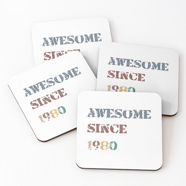 Item preview, Awesome since 1980, birth day designed and sold by NDN Digital Art.