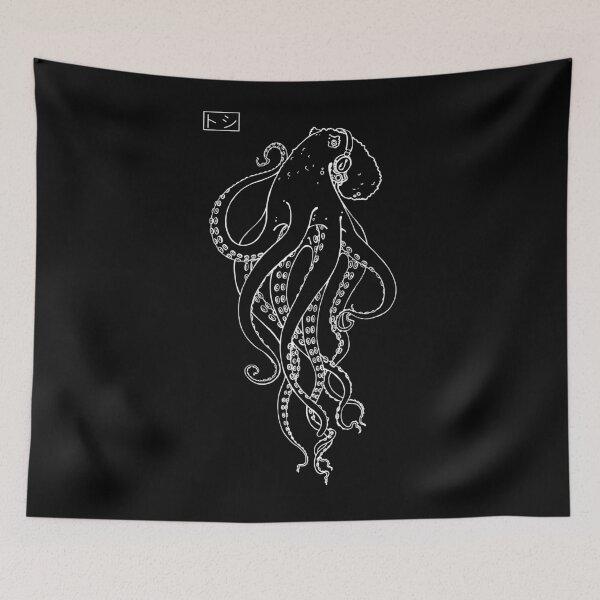 Item preview, Music Octopus with headphones designed and sold by ToshTosh.
