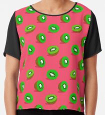 Kiwifruit Chiffon Top