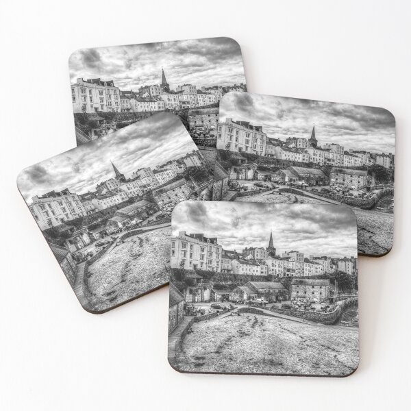 Item preview, Tenby North Beach Black And White designed and sold by Paul Thompson Photography.