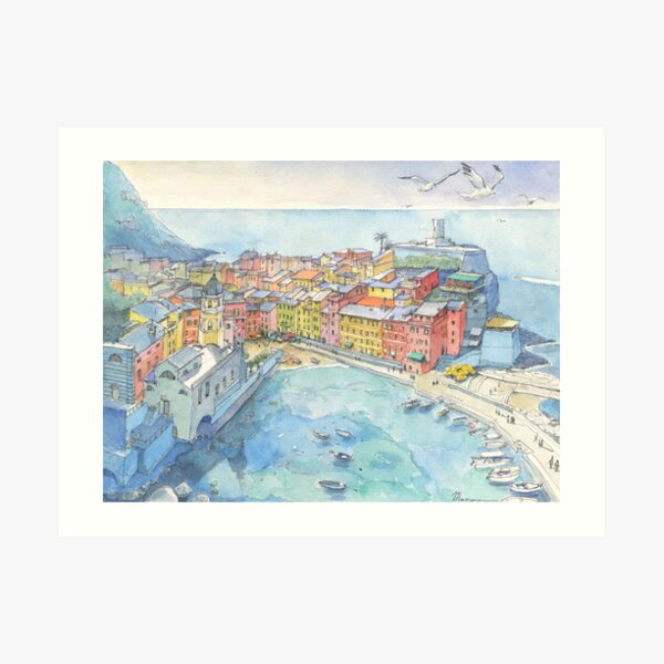 Vernazza, Cinque Terre Art Print
