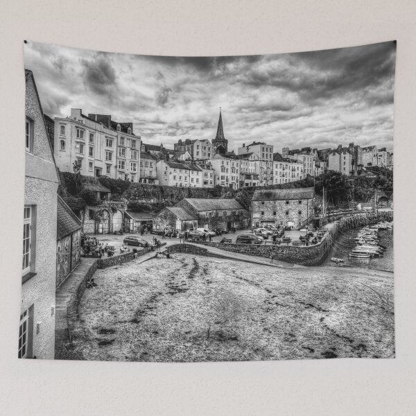 Item preview, Tenby North Beach Black And White designed and sold by Paul Thompson Photography.