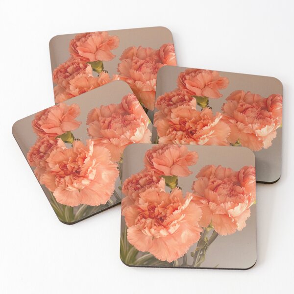 Item preview, Bouquet of carnations in salmon color designed and sold by Ponted.