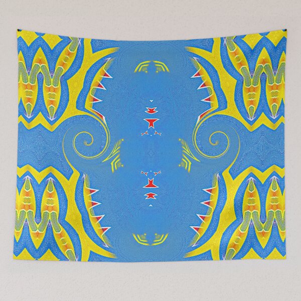 Item preview, ARUBA - ABSTRACT PAINTED FLAG OF ARUBA  - ONE HAPPY ISLAND designed and sold by Ralek.