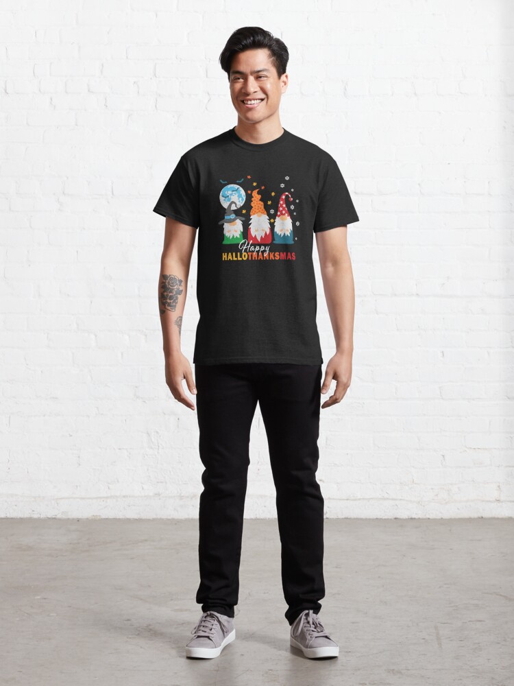 Disover HalloThanksMas T-shirt Classic T-Shirt