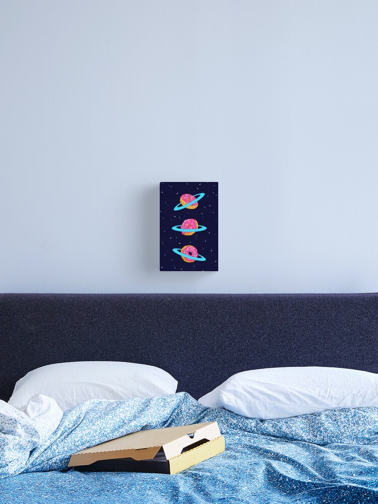 Thumbnail 2 of 3, Canvas Print, Sugar rings of Saturn designed and sold by Chuvardina.