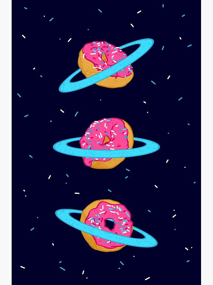 Thumbnail 3 of 3, Canvas Print, Sugar rings of Saturn designed and sold by Chuvardina.