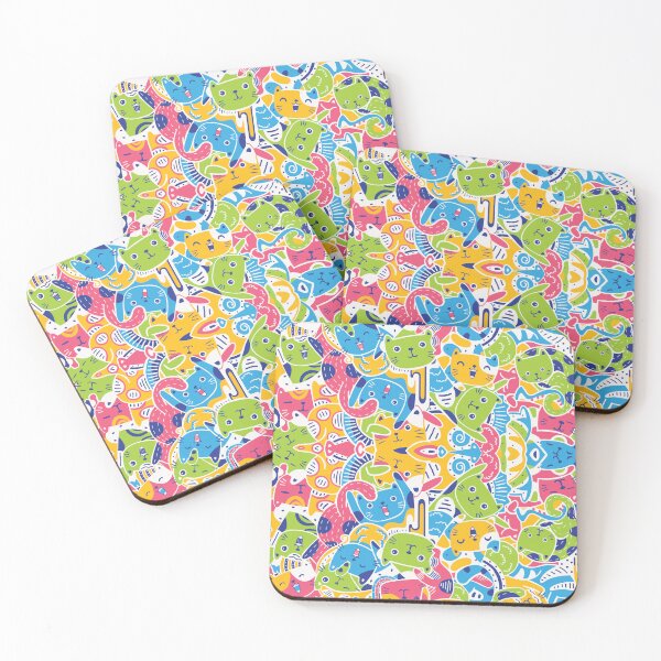 Item preview, Adorable Cats Faces - Pastel Colors - Animals - Funny  designed and sold by NUKMARKUS.