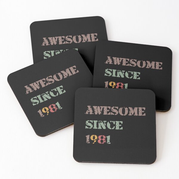 Item preview, Awesome since 1981, birth day designed and sold by NDN Digital Art.