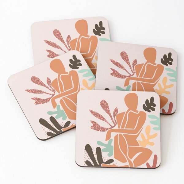 Item preview, Matisse inspiration on a beige background designed and sold by DHÉNAË.