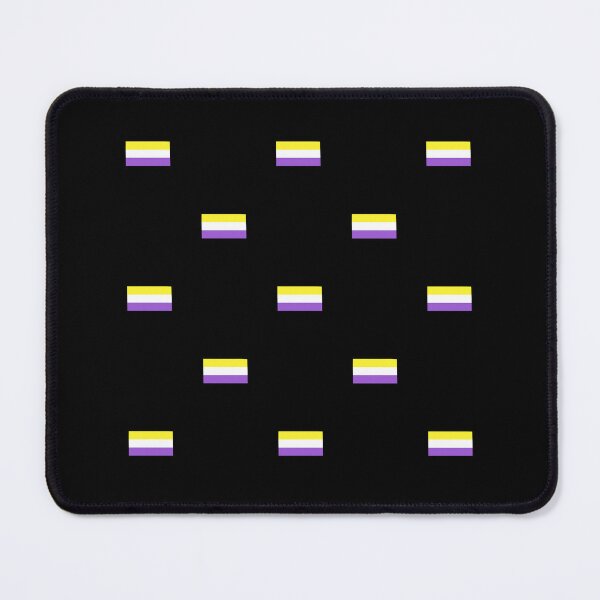 Item preview, Tiny Nonbinary Pride Flags designed and sold by DrunkPolarBear.