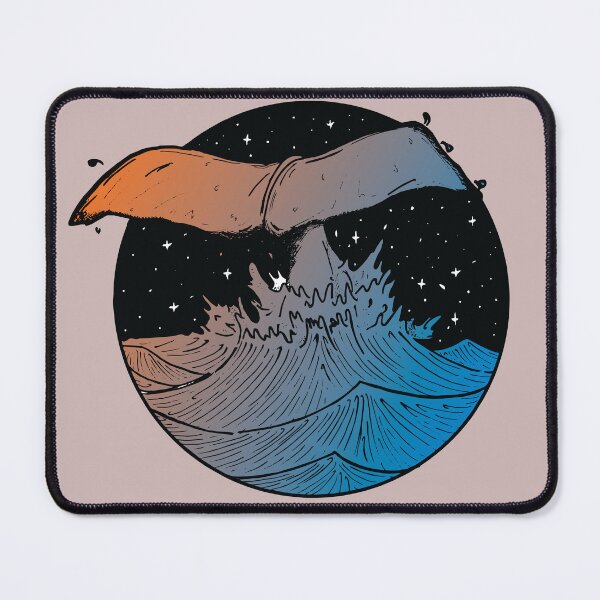 Item preview, aloha whale tail, retro moon stars and whale designed and sold by XXgooddeedXX.