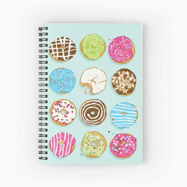 Sweet donuts Spiral Notebook