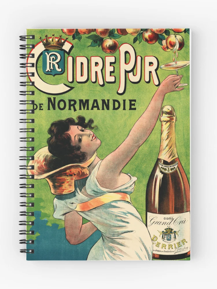 Pure Cider Normandy PERRIER GRAND CRU 1900 French Art Nouveau Wine
