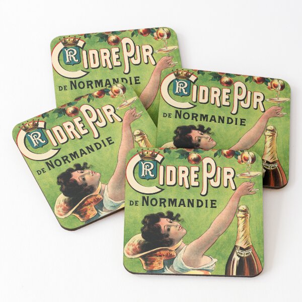 Item preview, Pure Cider Normandy PERRIER GRAND CRU 1900 French Art Nouveau Wine Poster designed and sold by retroposters.