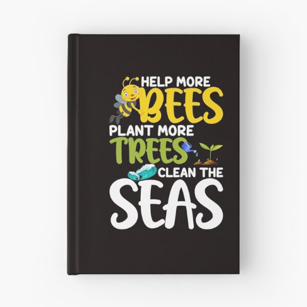 Item preview, Help More Bees Plant More Trees Clean Seas designed and sold by wowshooop.