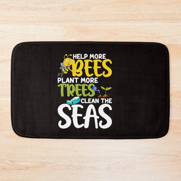 Item preview, Help More Bees Plant More Trees Clean Seas designed and sold by wowshooop.