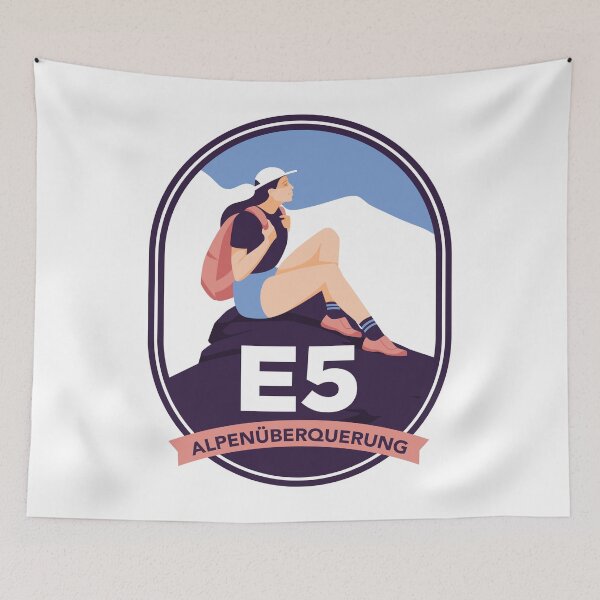 Item preview, E5 - Alpine Crossing designed and sold by Moritz Schwäble.