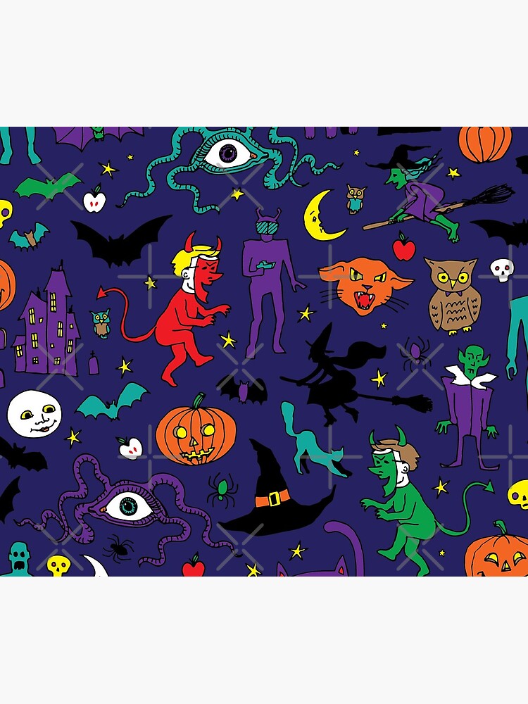 Retro Halloween - original - Halloween pattern by Cecca Designs by Cecca-Designs