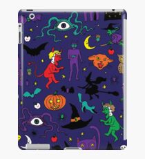Retro Halloween - original - Halloween pattern by Cecca Designs iPad Case/Skin