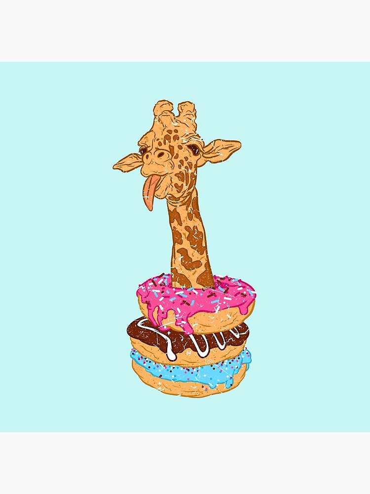 Thumbnail 2 of 2, Tote Bag, Donuts giraffe designed and sold by Chuvardina.