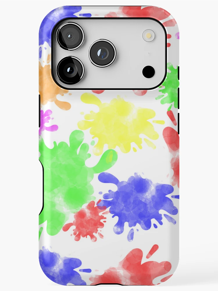 Thumbnail 1 of 4, iPhone Case, Painting Colorful Stain designed and sold by RaspberryParty.
