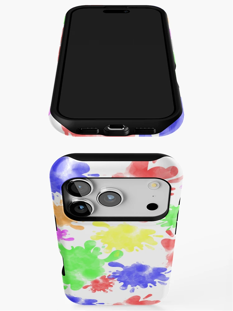 Thumbnail 3 of 4, iPhone Case, Painting Colorful Stain designed and sold by RaspberryParty.