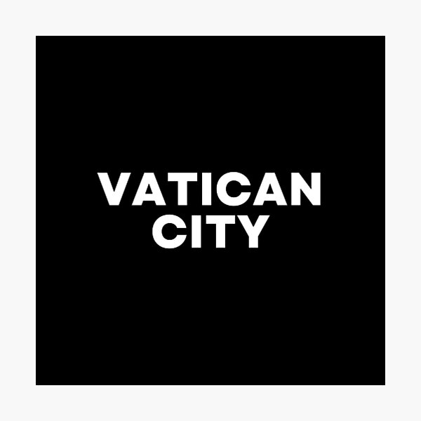 Item preview, Vatican City  designed and sold by MuzamilAhmed.
