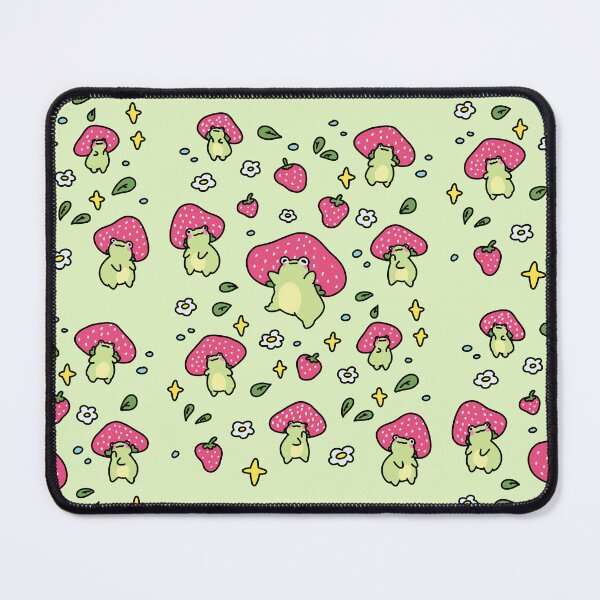 Item preview, Cute Kawaii Pastel Color Frog with a Strawberry #4 designed and sold by Annisa Yuwanda.