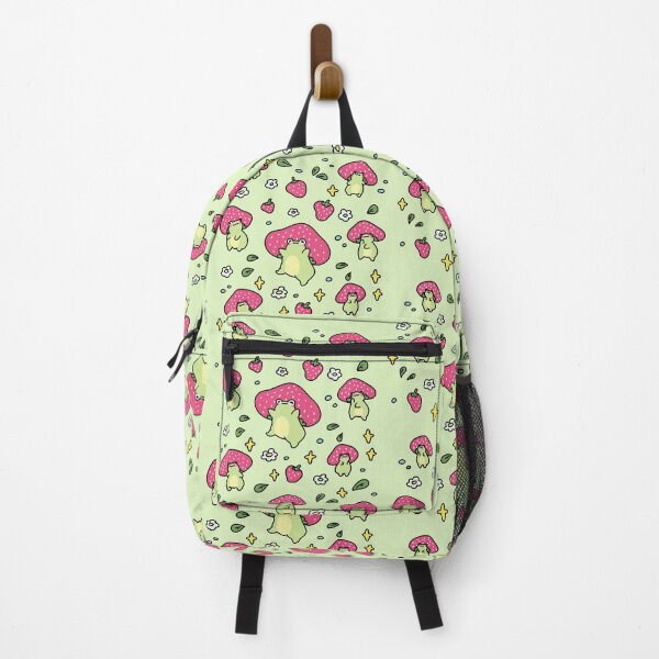 Item preview, Cute Kawaii Pastel Color Frog with a Strawberry #4 designed and sold by Annisa Yuwanda.