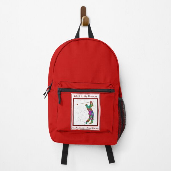 Item preview, GOLF is My THERAPY : Silhouette Saying Print designed and sold by posterbobs.