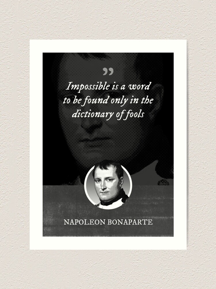 PHAIDON the impossible image 英語 Napoleon Bonaparte - Impossible is a word to be found only in the