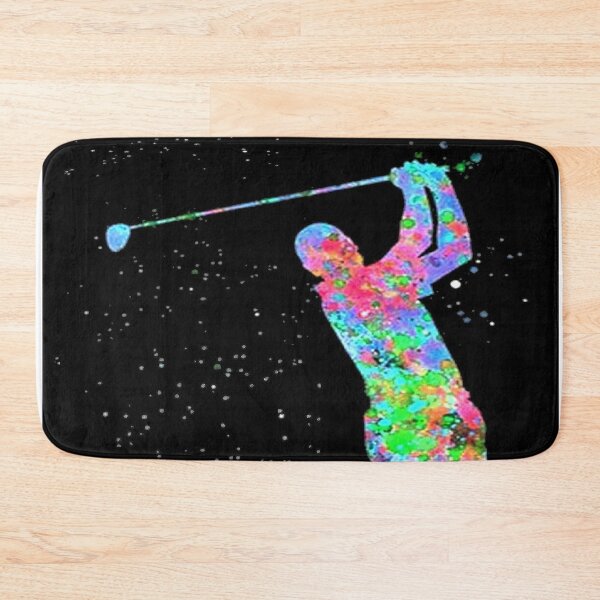 Item preview, GOLF is My THERAPY : Silhouette Sayings Print designed and sold by posterbobs.