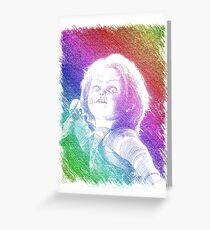 Chucky Greeting Card