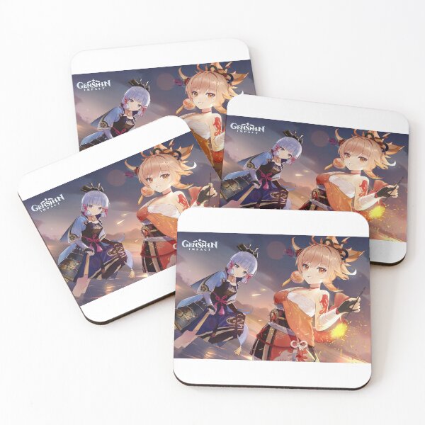 Item preview, Kamisato Ayaka and Yoimiya designed and sold by Lauwuuh.