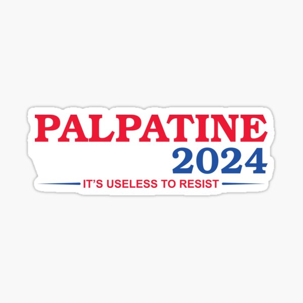 Vista previa del artículo con la obra « Vota por Palpatine Vader 2024», diseñado y vendido por ThomasKadmon.