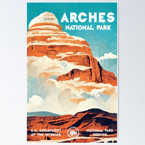 Vista previa del artículo con la obra «Parque Nacional Arches», diseñado y vendido por splode.