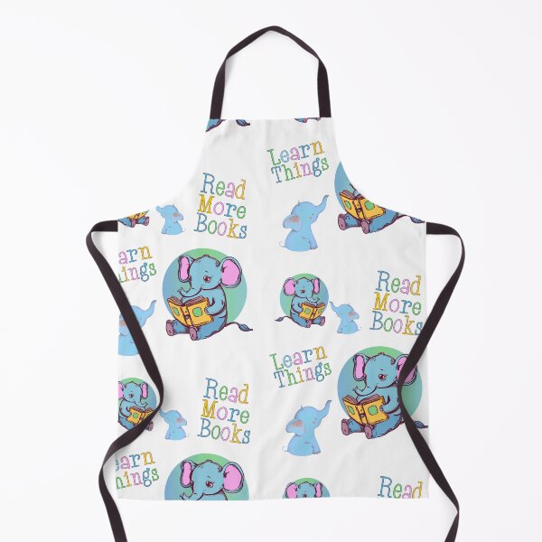 Item preview, Elephants Read More Books Learn Things pastel colors designed and sold by FlippinTurtles.