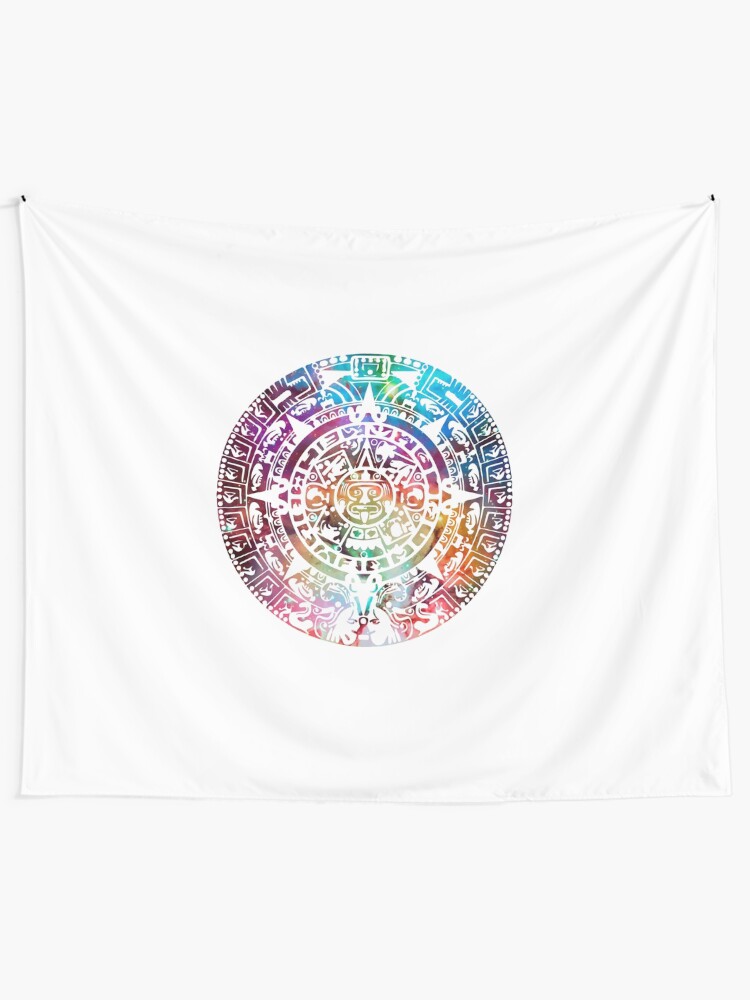 Alternate view of Mayan Calendar Tapestry