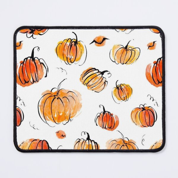 Item preview, Watercolour pumpkin drawing Pattern designed and sold by the-al-foil.
