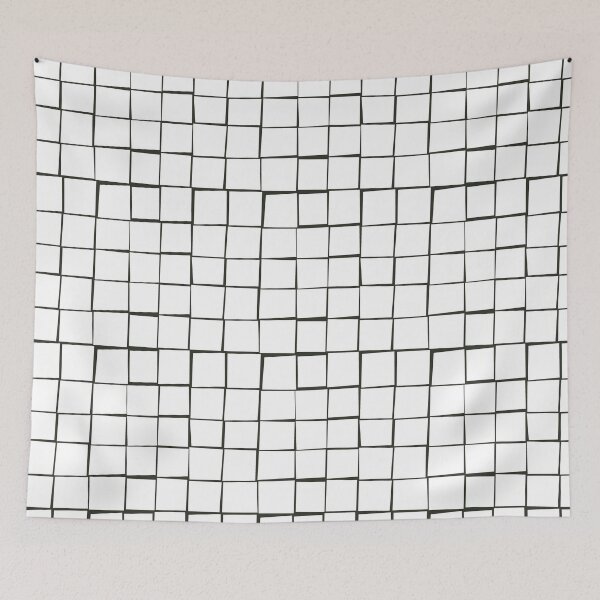 Aperçu de l'œuvre Motif petits carreaux blancs créée et vendue par CatsHappy.