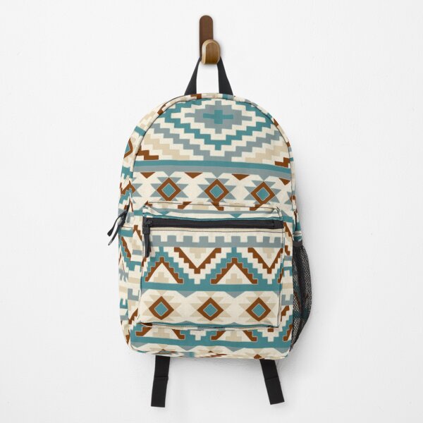 Item preview, Southwestern Geo Pattern Brown And Blue designed and sold by handsoftime2020.